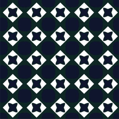 Geometrik süslemeli vektör deseni. Kusursuz tasarım dokusu 