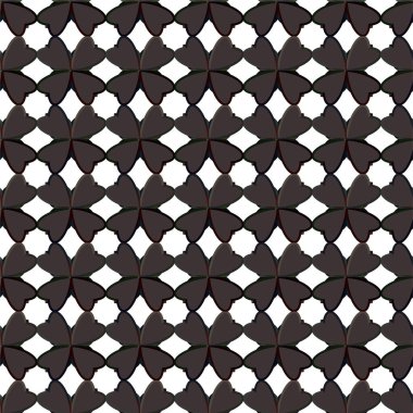 Geometrik süslemeli vektör deseni. Kusursuz tasarım dokusu 