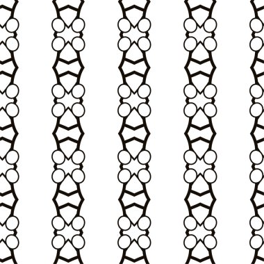 Soyut geometrik süslemesiz desen. tasarım arkaplanı, vektör illüstrasyonu
