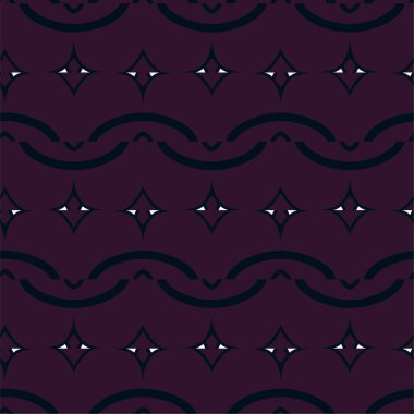 Geometrik süslemeli vektör deseni. Kusursuz tasarım dokusu 