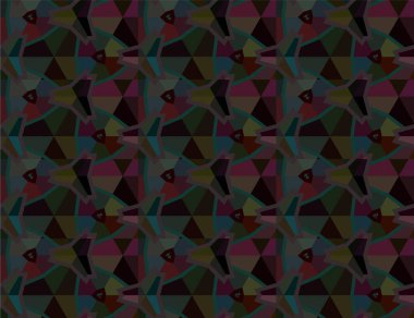 Soyut geometrik süslemesiz desen. tasarım arkaplanı, vektör illüstrasyonu