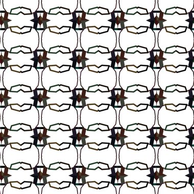 Soyut geometrik süslemesiz desen. tasarım arkaplanı, vektör illüstrasyonu