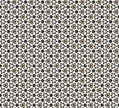 Geometrik süslemeli vektör deseni. Kusursuz tasarım dokusu 