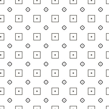 Geometrik süslemeli vektör deseni. Kusursuz tasarım dokusu 