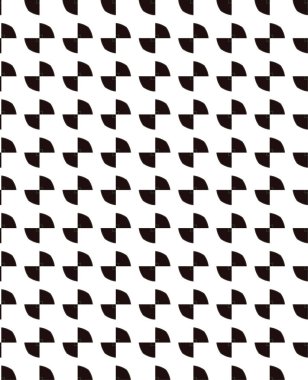 Geometrik süslemeli vektör deseni. Kusursuz tasarım dokusu 