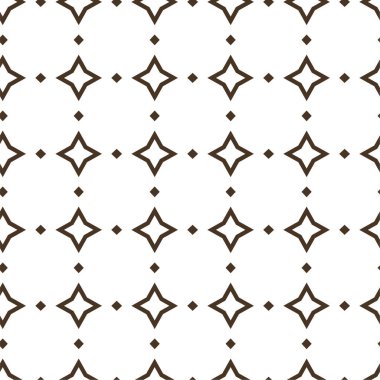 Geometrik süslemeli vektör deseni. Kusursuz tasarım dokusu 