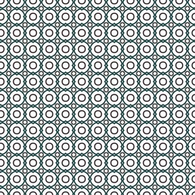 Geometrik süslemeli vektör deseni. Kusursuz tasarım dokusu 