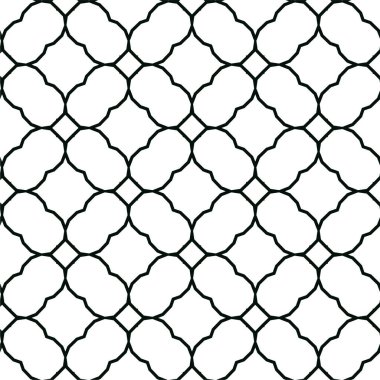 Soyut geometrik süslemesiz desen. tasarım arkaplanı, vektör illüstrasyonu