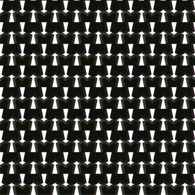 Geometrik süslemeli vektör deseni. Kusursuz tasarım dokusu 