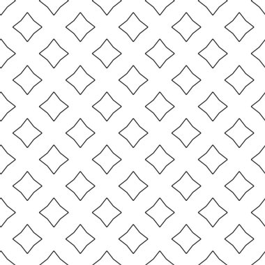 Geometrik süslemeli vektör deseni. Kusursuz tasarım dokusu 