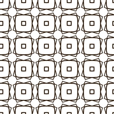 Geometrik süslemeli vektör deseni. Kusursuz tasarım dokusu 