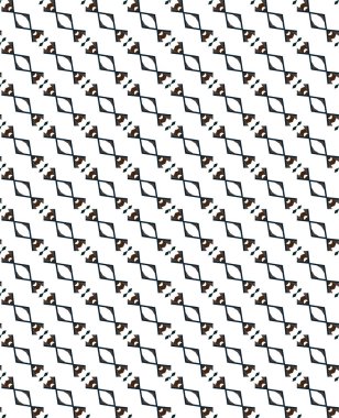 Geometrik süslemeli vektör deseni. Kusursuz tasarım dokusu 