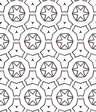 Soyut geometrik süslemesiz desen. tasarım arkaplanı, vektör illüstrasyonu