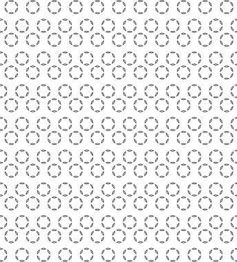 Geometrik süslemeli vektör deseni. Kusursuz tasarım dokusu 