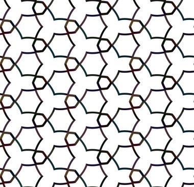 Soyut geometrik süslemesiz desen. tasarım arkaplanı, vektör illüstrasyonu 