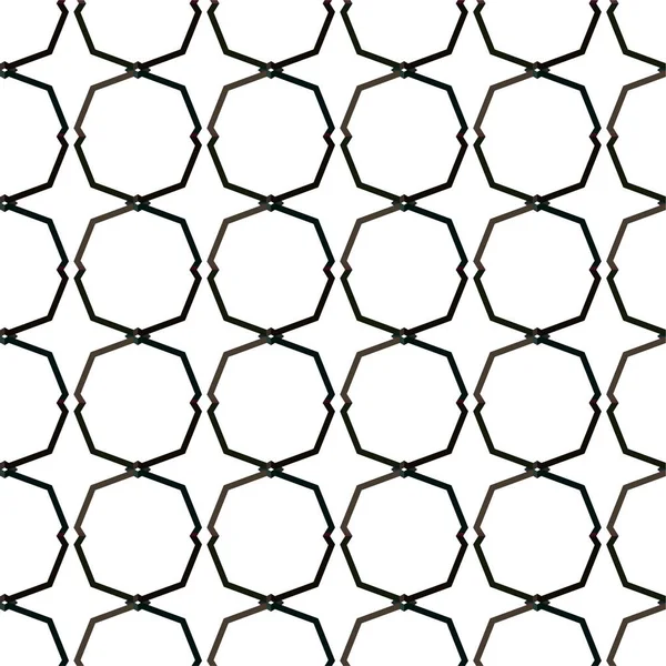 Motif Ornemental Géométrique Abstrait Sans Couture Fond Design Illustration Vectorielle — Image vectorielle