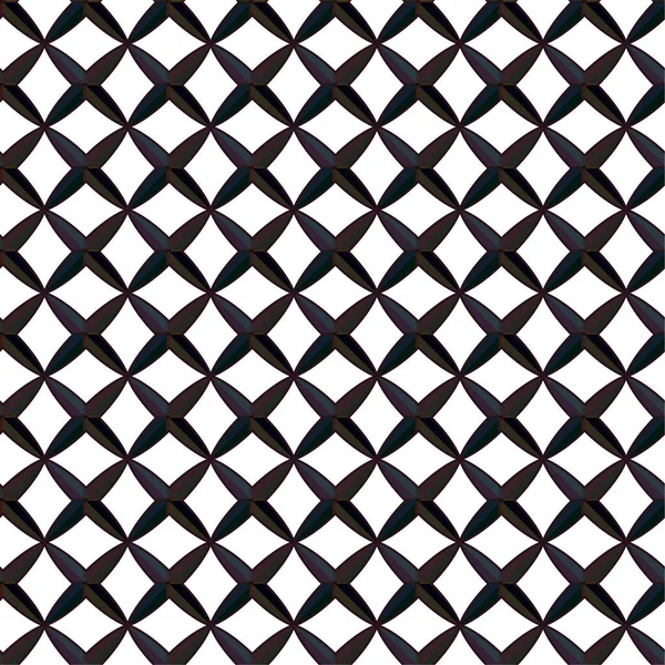 Geometric Ornamental Vector Pattern Seamless Design Texture — Stock Vector