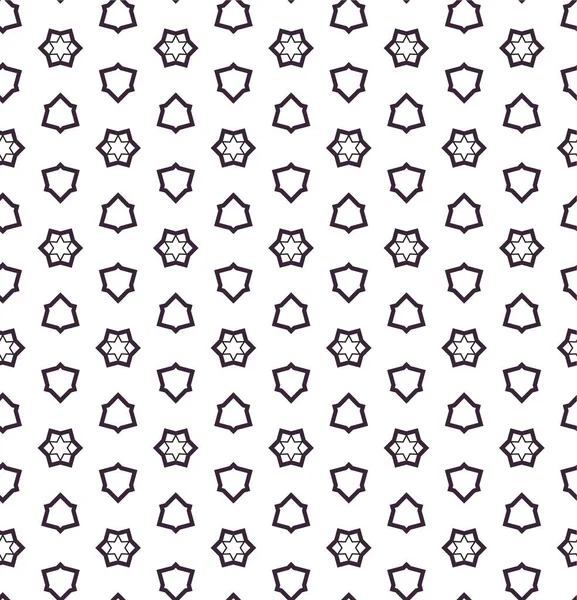 Abstrakte Geometrische Ornamentale Nahtlose Muster Design Hintergrund Vektorillustration — Stockvektor