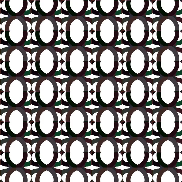 Geometrisches Ornamentales Vektormuster Nahtlose Design Textur — Stockvektor