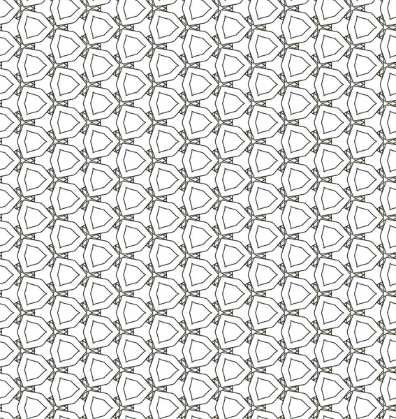 Geometrisches Ornamentales Vektormuster Nahtlose Design Textur — Stockvektor