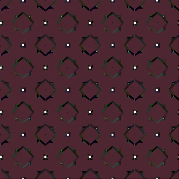 Motif Ornemental Géométrique Abstrait Sans Couture Fond Design Illustration Vectorielle — Image vectorielle