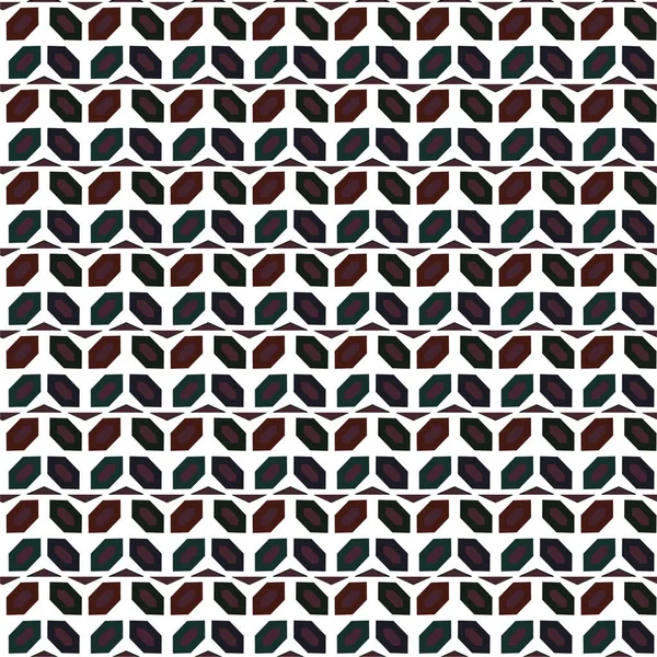 Abstract Geometric Ornamental Seamless Pattern Design Background Vector Illustration — Stock Vector