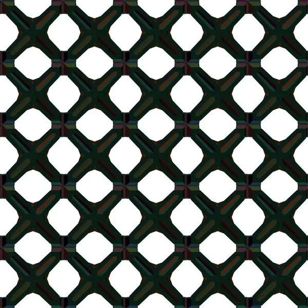 Motif Ornemental Géométrique Abstrait Sans Couture Fond Design Illustration Vectorielle — Image vectorielle