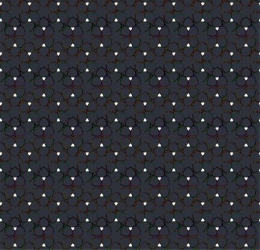 Geometrik süslemeli vektör deseni. Kusursuz tasarım dokusu 