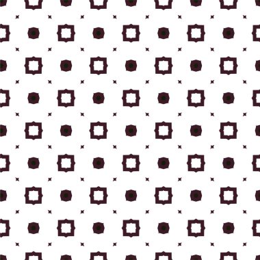 Geometrik süslemeli vektör deseni. Kusursuz tasarım dokusu 