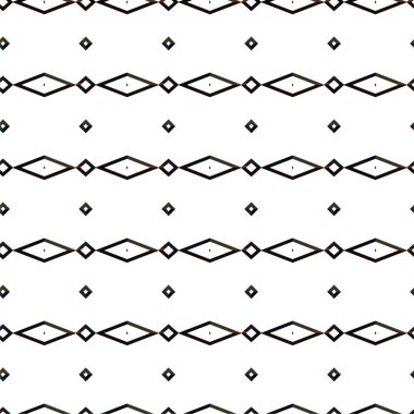 Geometrik süslemeli vektör deseni. Kusursuz tasarım dokusu 