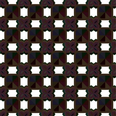 Soyut geometrik süslemesiz desen. tasarım arkaplanı, vektör illüstrasyonu