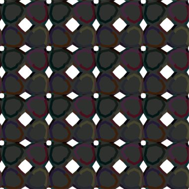 Geometrik süslemeli vektör deseni. Kusursuz tasarım dokusu 