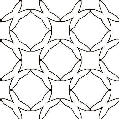 Soyut geometrik süslemesiz desen. tasarım arkaplanı, vektör illüstrasyonu