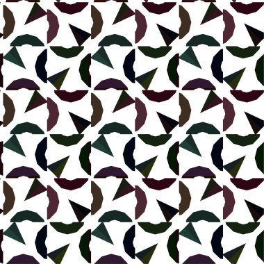 Soyut geometrik süslemesiz desen. tasarım arkaplanı, vektör illüstrasyonu