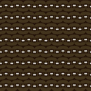 Geometrik süslemeli vektör deseni. Kusursuz tasarım dokusu 