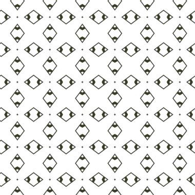 Soyut geometrik süslemesiz desen. tasarım arkaplanı, vektör illüstrasyonu