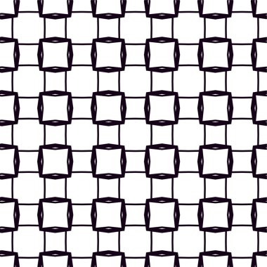 Geometrik süslemeli vektör deseni. Kusursuz tasarım dokusu 