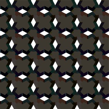 Soyut geometrik süslemesiz desen. tasarım arkaplanı, vektör illüstrasyonu