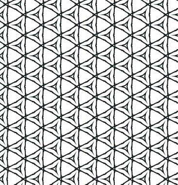 Geometrik süslemeli vektör deseni. Kusursuz tasarım dokusu 