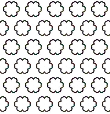 Geometrik süslemeli vektör deseni. Kusursuz tasarım dokusu 