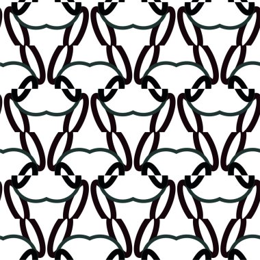 Soyut geometrik süslemesiz desen. tasarım arkaplanı, vektör illüstrasyonu