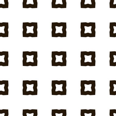 Geometrik süslemeli vektör deseni. Kusursuz tasarım dokusu 