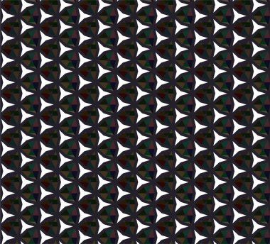 Geometrik süslemeli vektör deseni. Kusursuz tasarım dokusu 