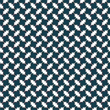 Geometrik süslemeli vektör deseni. Kusursuz tasarım dokusu 