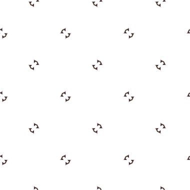 Geometrik süslemeli vektör deseni. Kusursuz tasarım dokusu 