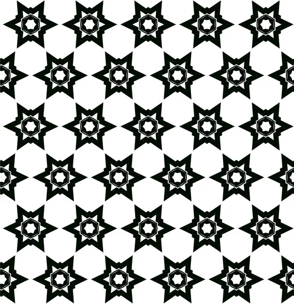 Abstrakte Geometrische Ornamentale Nahtlose Muster Design Hintergrund Vektorillustration — Stockvektor