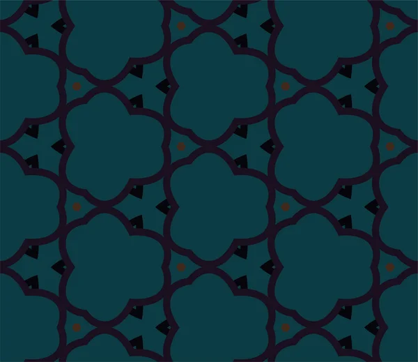 Abstrakte Geometrische Ornamentale Nahtlose Muster Design Hintergrund Vektorillustration — Stockvektor