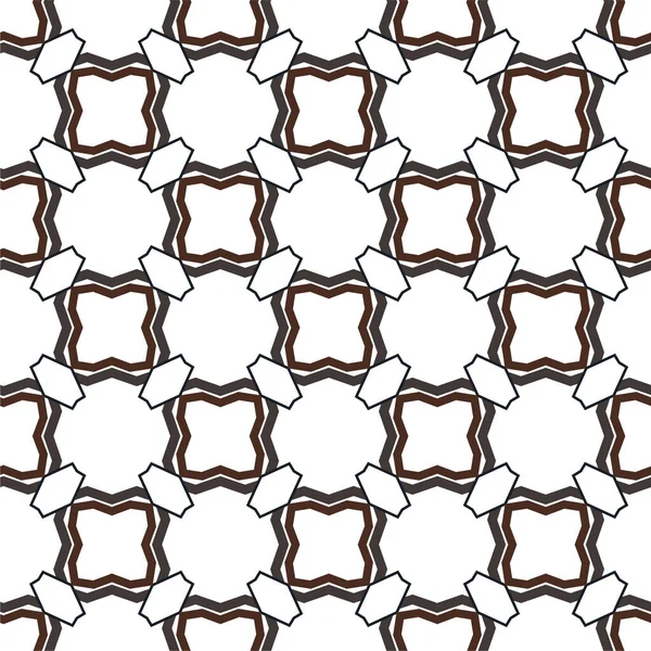 Abstrakte Geometrische Ornamentale Nahtlose Muster Design Hintergrund Vektorillustration — Stockvektor