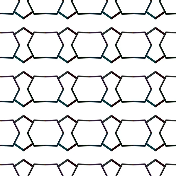 Geometriskt Dekorativt Vektormönster Sömlös Design Konsistens — Stock vektor