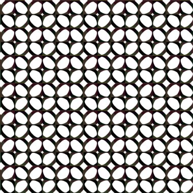 Geometrik süslemeli vektör deseni. Kusursuz tasarım dokusu 
